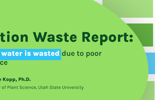 irrigation waste report banner image