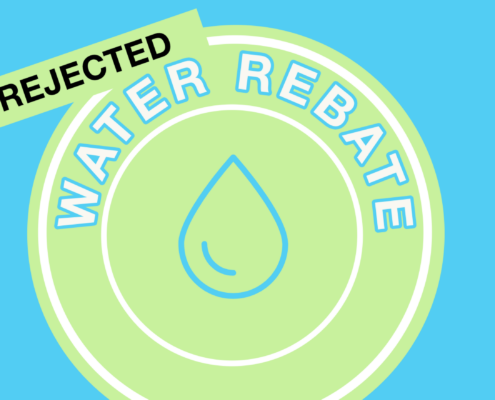 Water rebate and behaviors