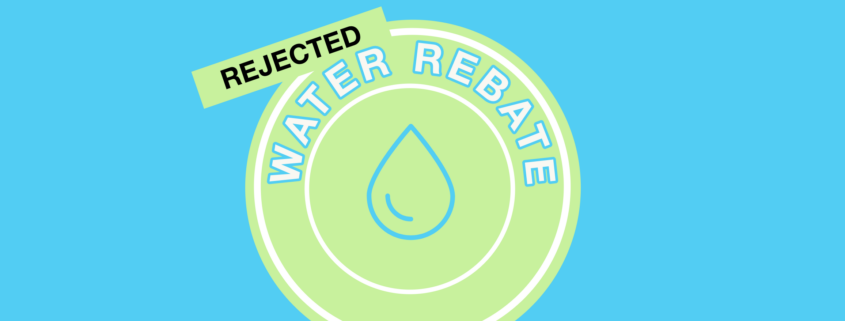 Water rebate and behaviors