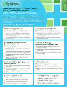 Social Marketing Checklist