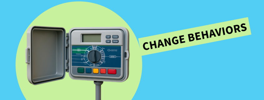 Changing irrigation behavior banner