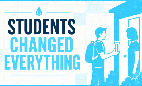 student ambassador and water efficiency campaigns