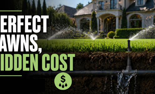 lawns with hidden water waste