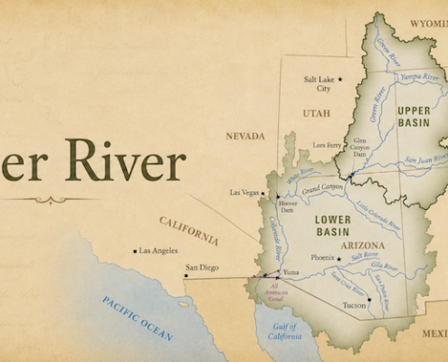 paper river colorado river divide of lower and upper basin water supply