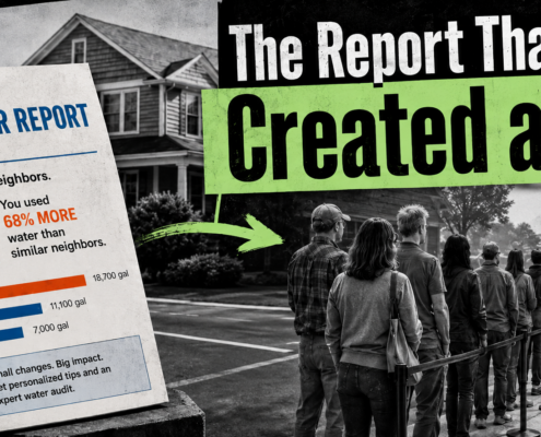 home water report behavior nudge banner