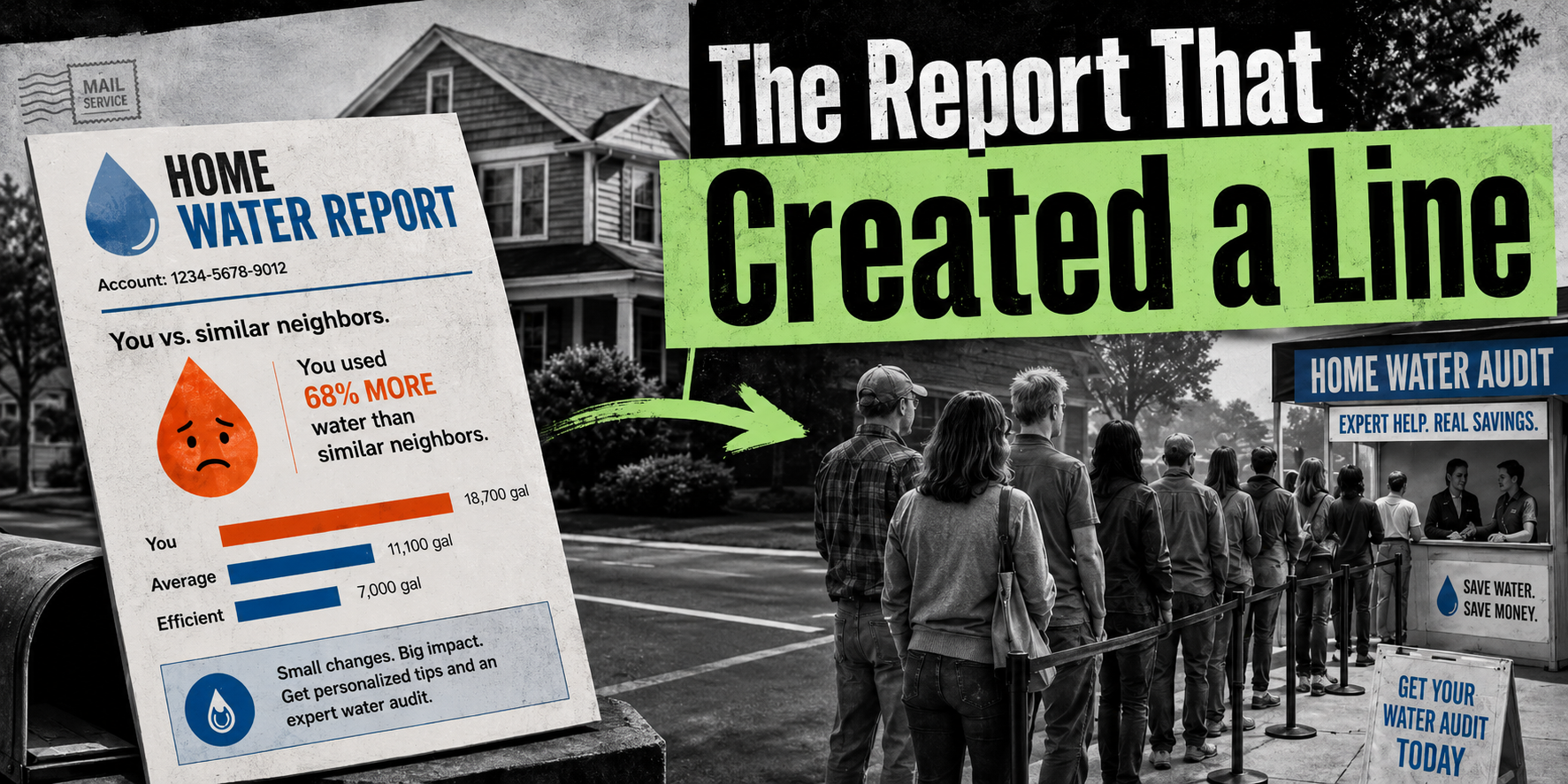 home water report behavior nudge banner