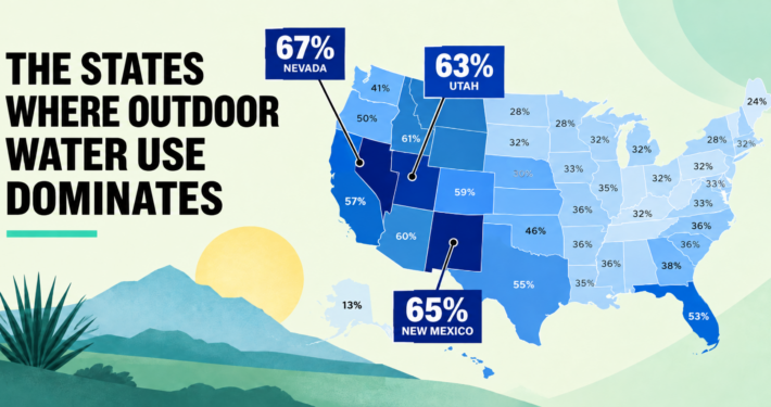 where is outdoor water use the highest map banner
